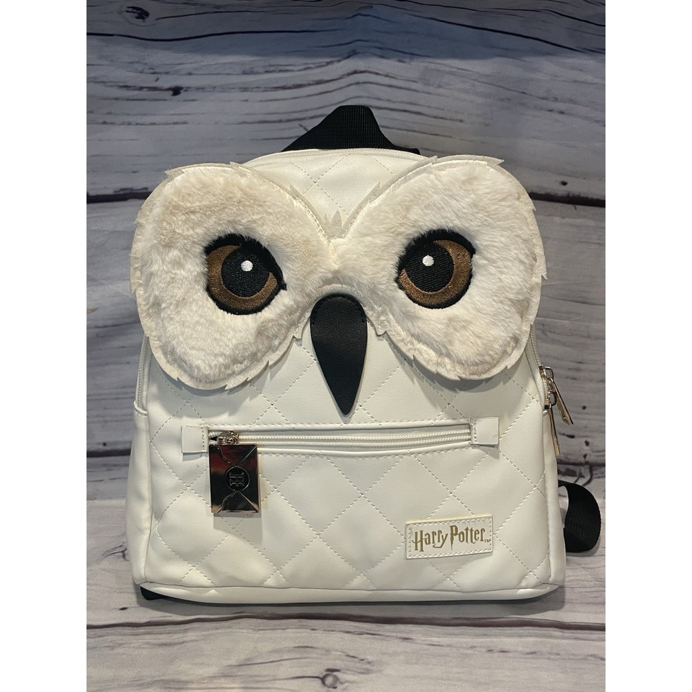 Harry Potter Hedwig Owl White Mini Backpack Bag Bioworld Wizarding World EUC